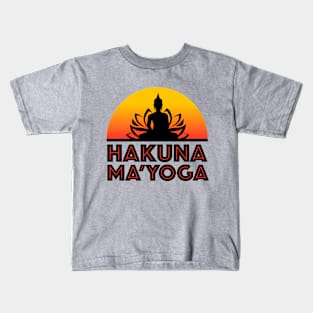 Hakuna Ma’Yoga Design Kids T-Shirt